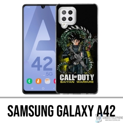 Custodie e protezioni Samsung Galaxy A42 - Call Of Duty X Dragon Ball Saiyan Warfare