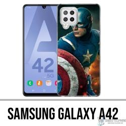 Coque Samsung Galaxy A42 - Captain America Comics Avengers