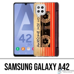 Samsung Galaxy A42 Case - Guardians Of The Galaxy Vintage Audio Cassette