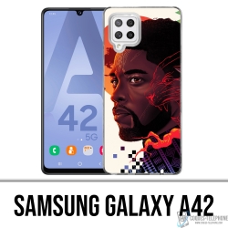 Funda Samsung Galaxy A42 - Chadwick Black Panther