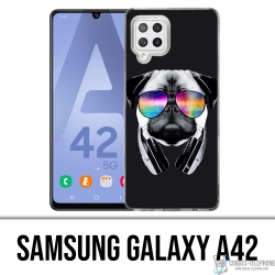 Samsung Galaxy A42 case - Dj Pug Dog