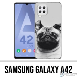 Coque Samsung Galaxy A42 - Chien Carlin Oreilles