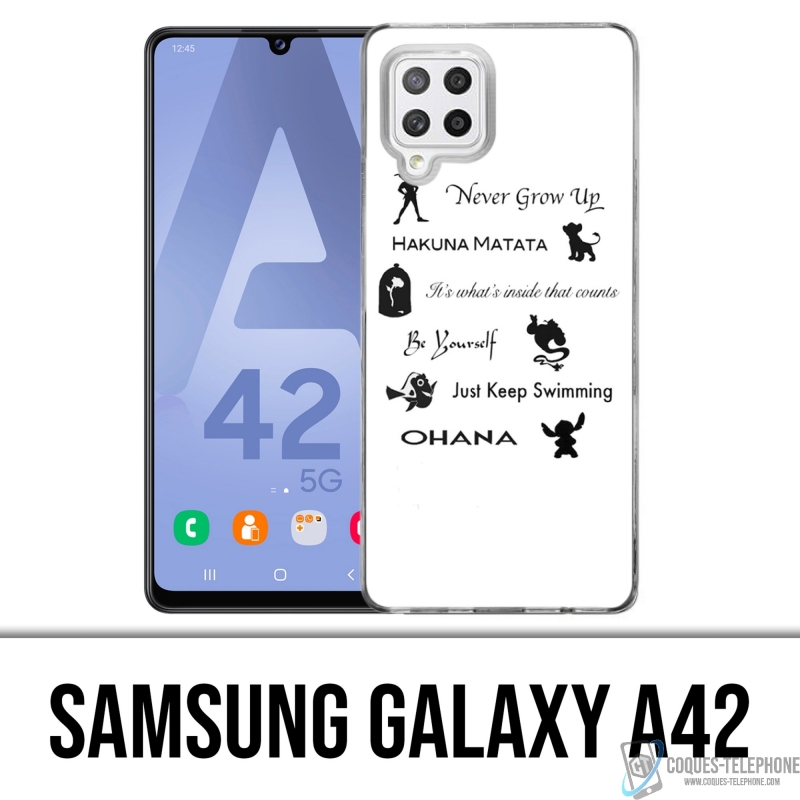 Custodia per Samsung Galaxy A42 - Citazioni Disney
