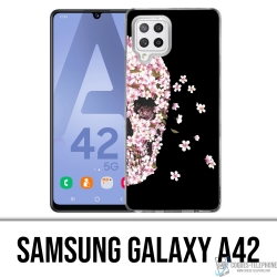 Custodia per Samsung Galaxy A42 - Crane Flowers