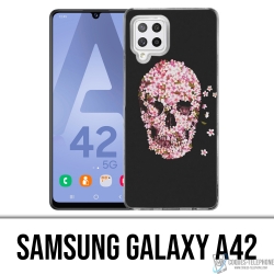 Custodia per Samsung Galaxy A42 - Crane Flowers 2