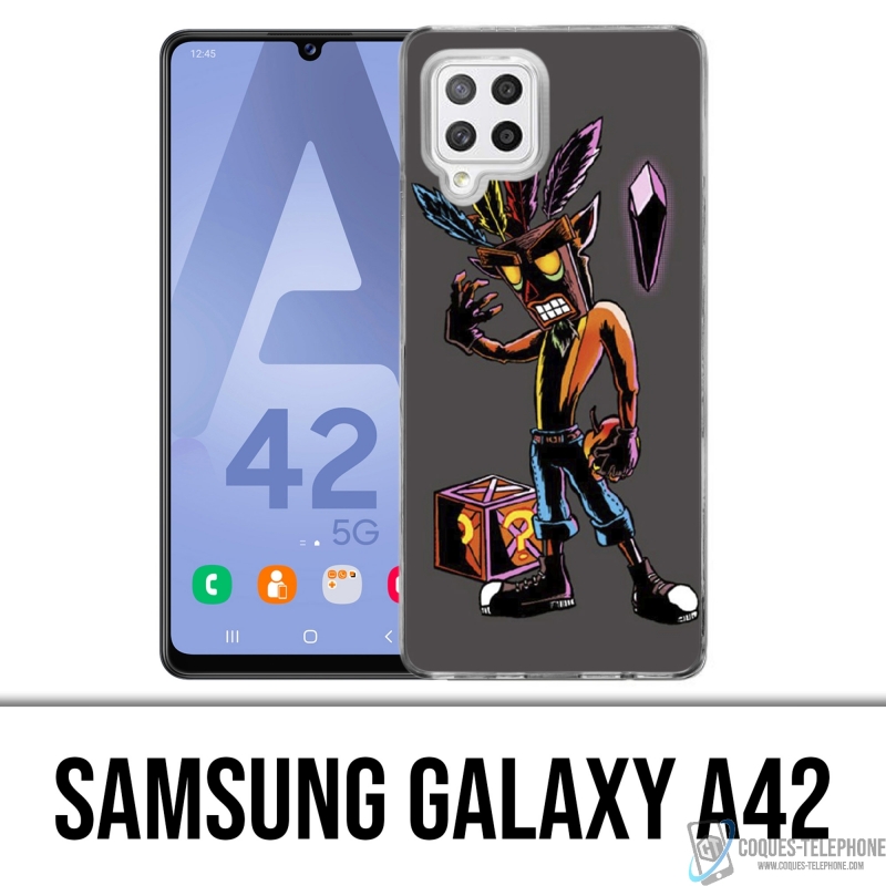 Funda Samsung Galaxy A42 - Máscara Crash Bandicoot