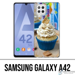 Funda Samsung Galaxy A42 - Cupcake azul
