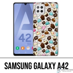 Custodia per Samsung Galaxy A42 - Kawaii Cupcake