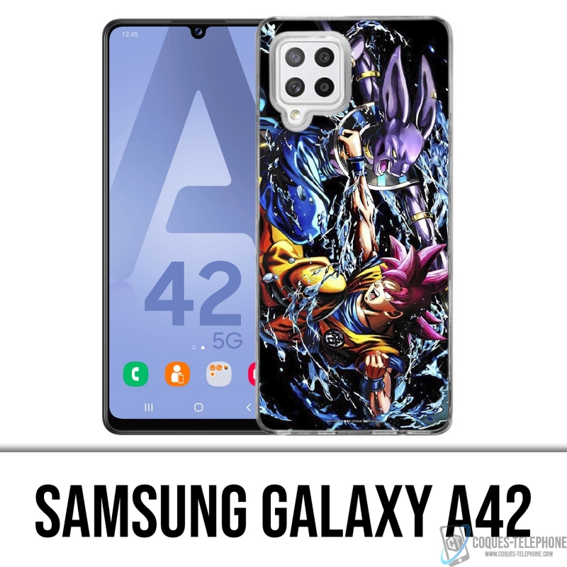 Samsung Galaxy A42 Case - Dragon Ball Goku gegen Beerus