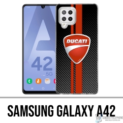Coque Samsung Galaxy A42 - Ducati Carbon