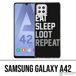 Custodia per Samsung Galaxy A42 - Ripeti il ​​bottino del sonno