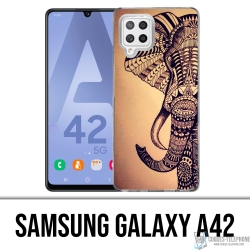 Funda para Samsung Galaxy A42 - Elefante azteca vintage
