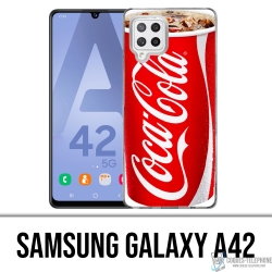 Custodia per Samsung Galaxy A42 - Fast Food Coca Cola
