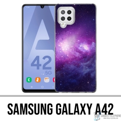 Custodia per Samsung Galaxy A42 - Galaxy viola