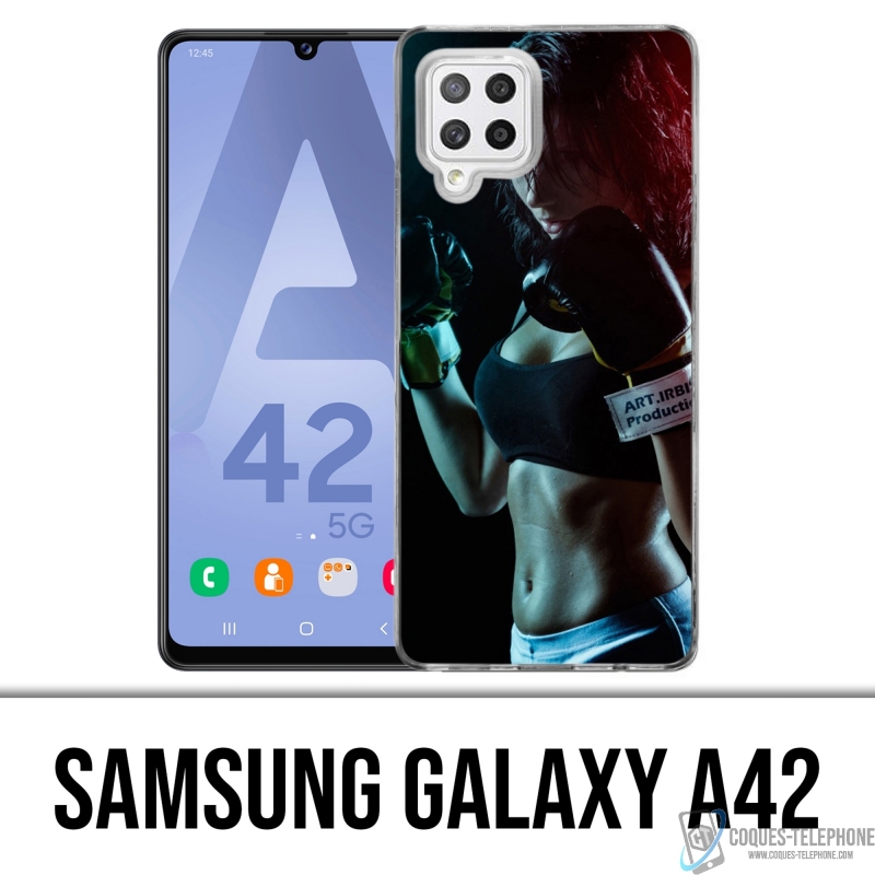 Samsung Galaxy A42 Case - Girl Boxe