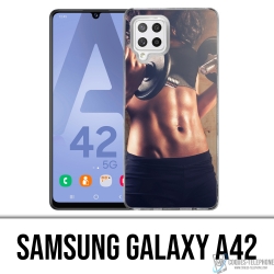 Samsung Galaxy A42 case - Musculation Girl