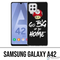 Coque Samsung Galaxy A42 - Go Big Or Go Home Musculation