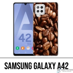 Custodia per Samsung Galaxy A42 - Chicchi di caffè