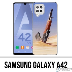 Custodia per Samsung Galaxy A42 - Gun Sand