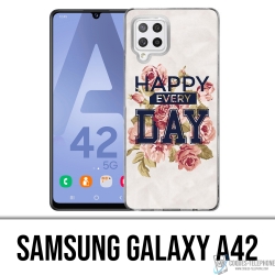 Samsung Galaxy A42 Case - Happy Every Days Roses
