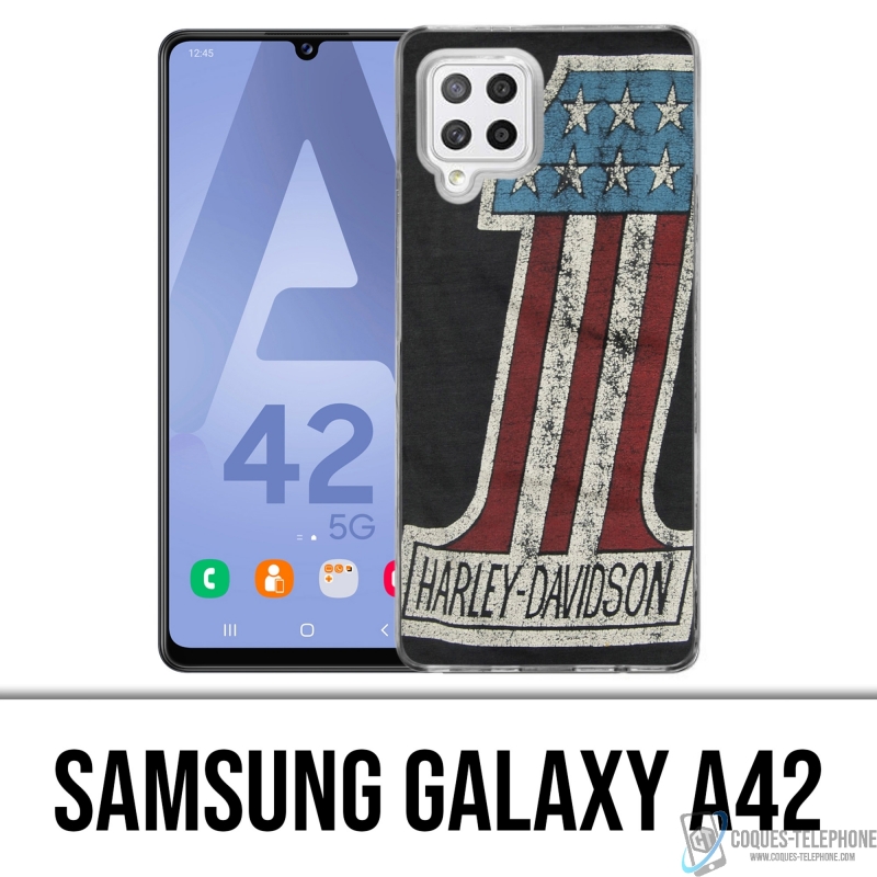 Coque Samsung Galaxy A42 - Harley Davidson Logo 1
