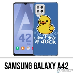 Samsung Galaxy A42 case - I Dont Give A Duck