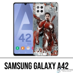 Samsung Galaxy A42 Case - Iron Man Comics Splash