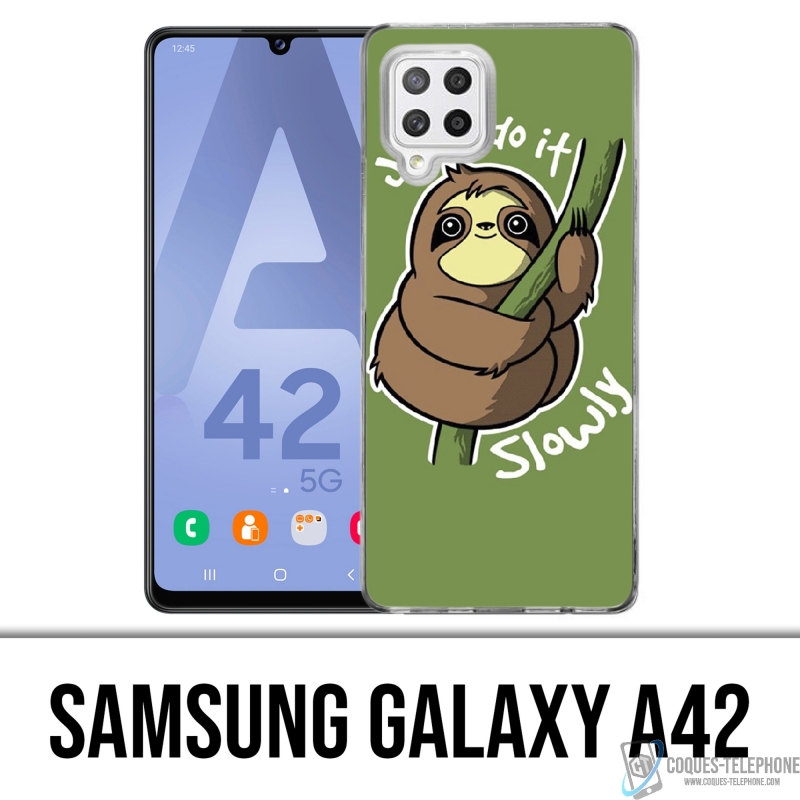 Samsung Galaxy A42 Case - Just Do It Slowly