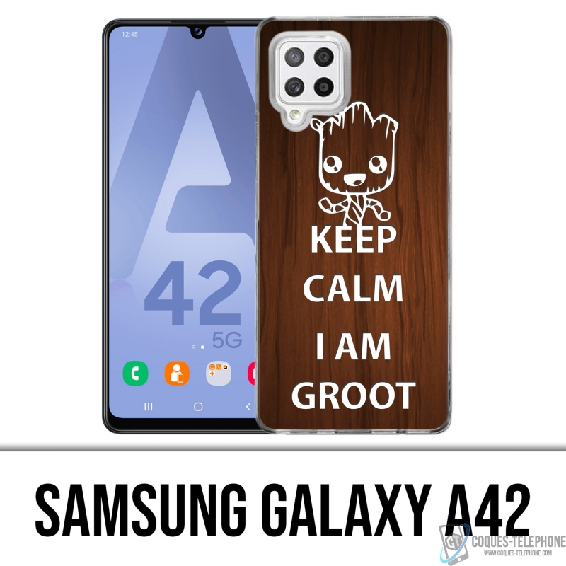 Samsung Galaxy A42 Case - Keep Calm Groot
