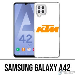 Samsung Galaxy A42 Case - Ktm Logo White Background