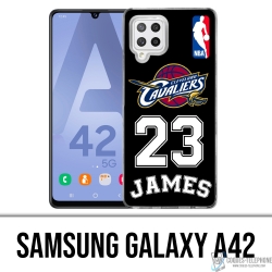 Custodia per Samsung Galaxy A42 - Lebron James Nera