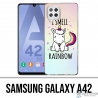 Samsung Galaxy A42 Case - Einhorn Ich rieche Raimbow