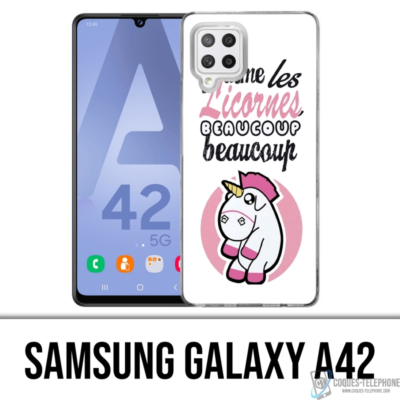 Coque Samsung Galaxy A42 - Licornes