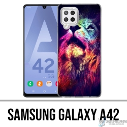 Custodia per Samsung Galaxy A42 - Galaxy Lion