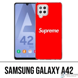 Samsung Galaxy A42 Case - Supreme Logo