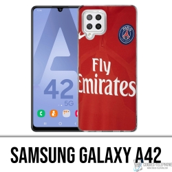 Coque Samsung Galaxy A42 - Maillot Rouge Psg