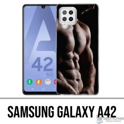 Custodia per Samsung Galaxy A42 - Man Muscles