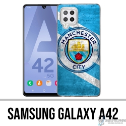 Samsung Galaxy A42 Case - Manchester Football Grunge