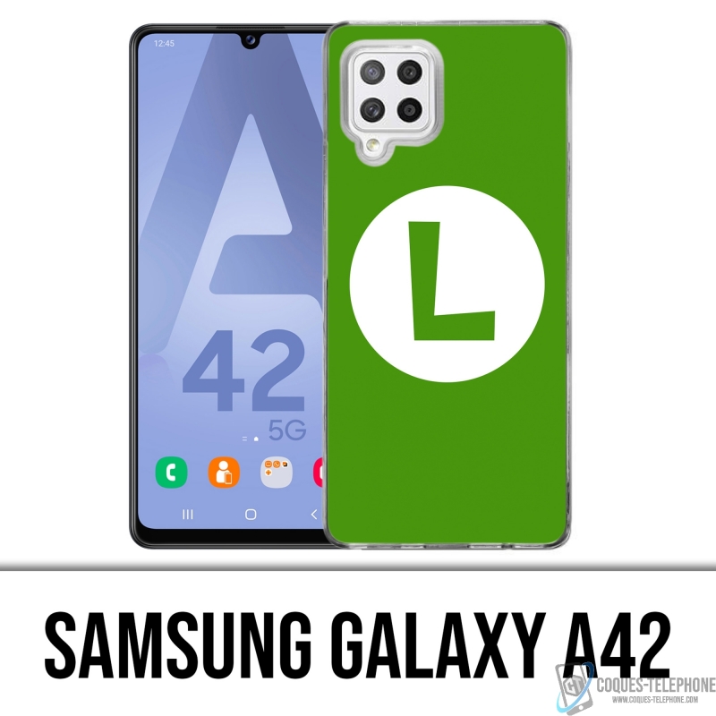 Coque Samsung Galaxy A42 - Mario Logo Luigi