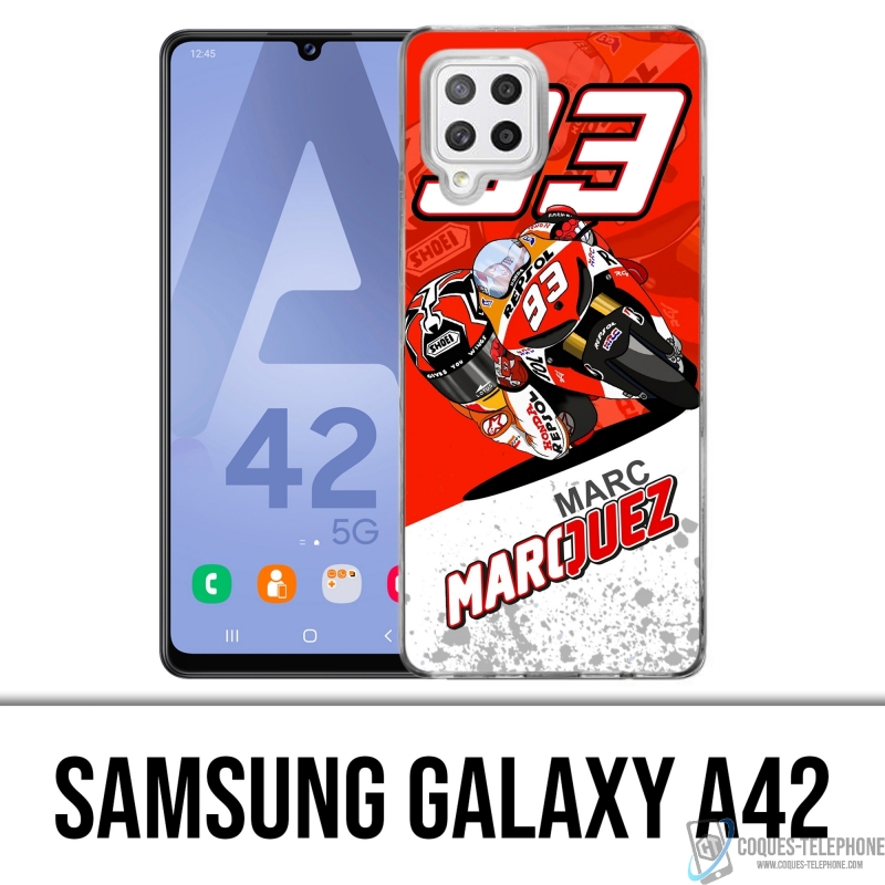 Samsung Galaxy A42 case - Marquez Cartoon