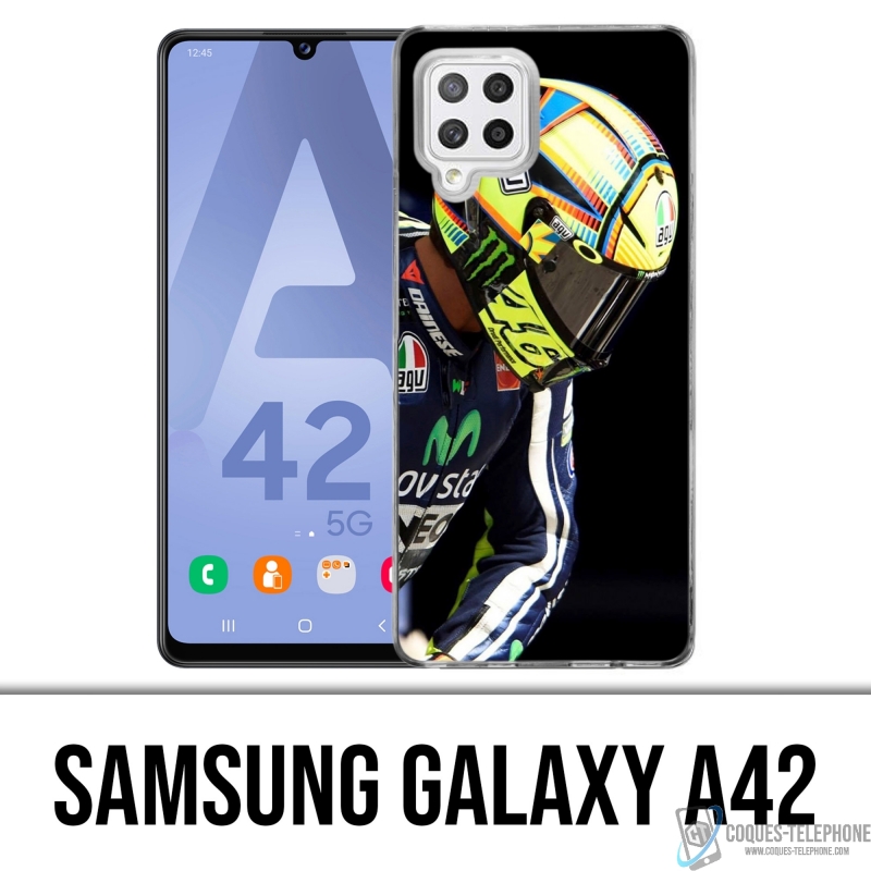 Custodia per Samsung Galaxy A42 - Motogp Pilot Rossi