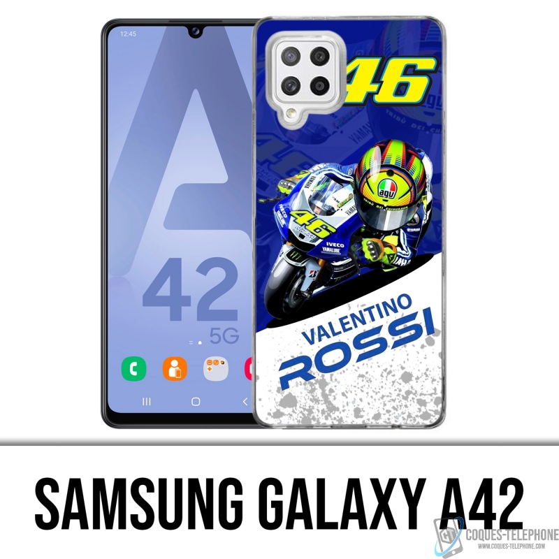 Coque Samsung Galaxy A42 - Motogp Rossi Cartoon 2