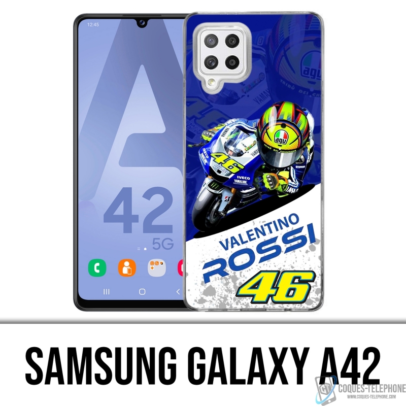 Coque Samsung Galaxy A42 - Motogp Rossi Cartoon Galaxy