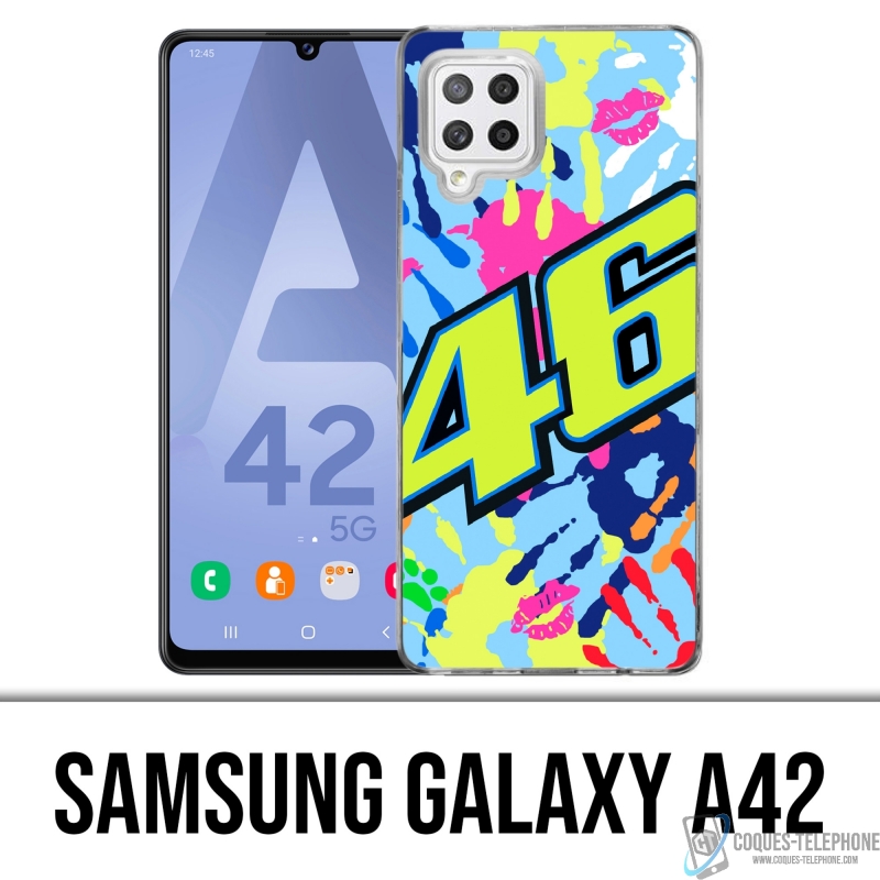 Samsung Galaxy A42 case - Motogp Rossi Misano