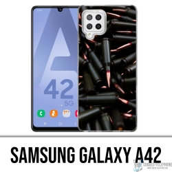 Samsung Galaxy A42 Case - Munition Schwarz