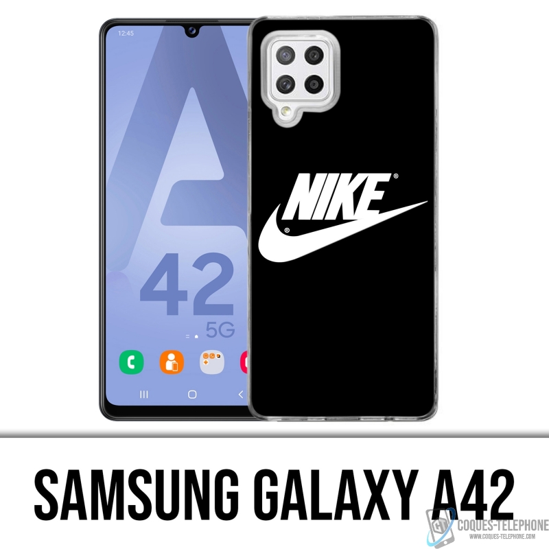 Custodia per Samsung Galaxy A42 - Logo Nike nera