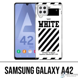 Coque Samsung Galaxy A42 - Off White Blanc