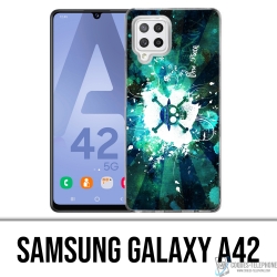 Samsung Galaxy A42 Case - Einteiliges Neongrün