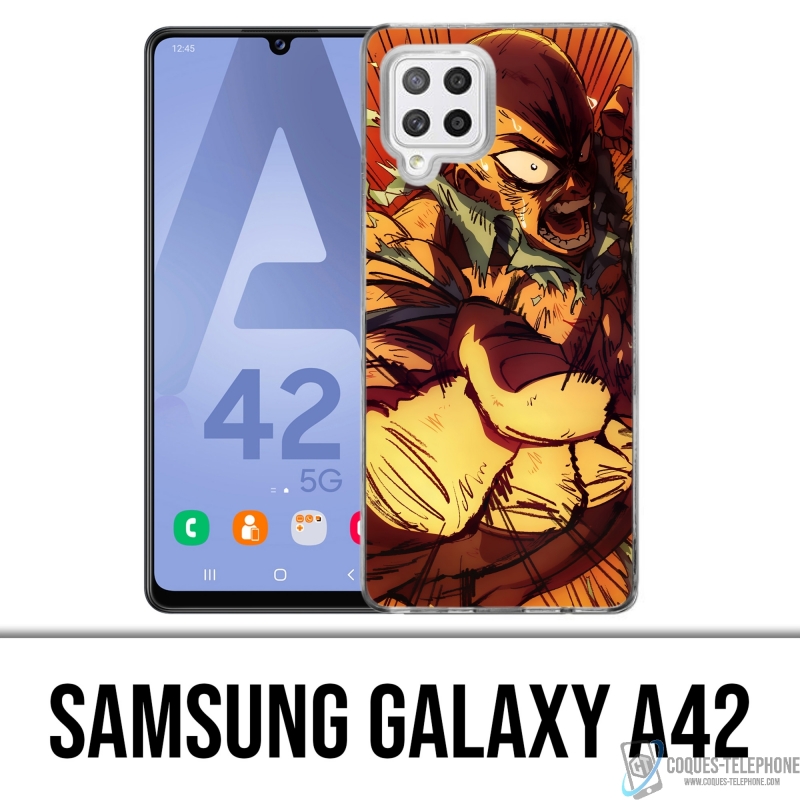 Samsung Galaxy A42 case - One Punch Man Rage