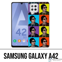 Samsung Galaxy A42 Case - Oum Kalthoum Farben